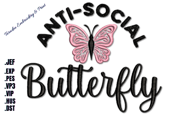 Anti-Social Butterfly Embroidery Review