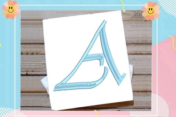 Beautiful Monogram A Letter Review for Embroidery Sellers