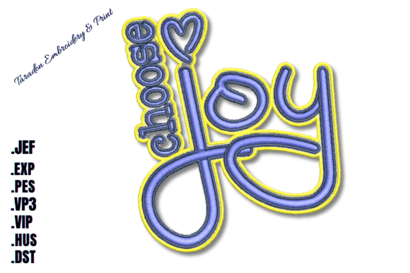 Choose Joy Embroidery Design Review