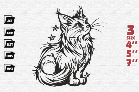 Cosmic Kitty Embroidery Design Review