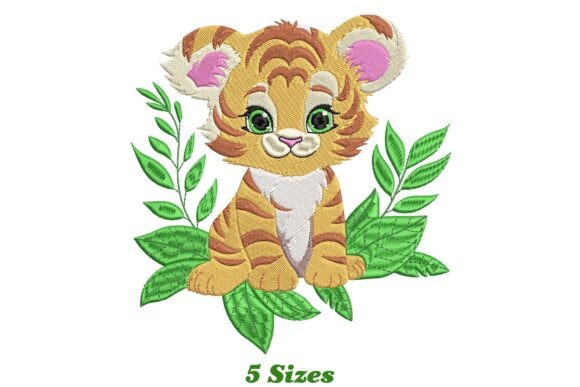 Cute Baby Tiger Embroidery Design Review
