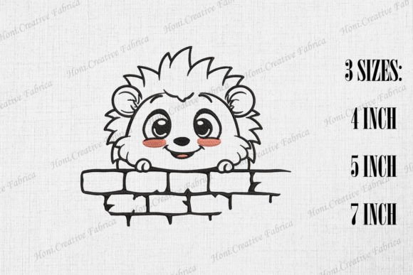 Cute Hedgehog Peeking from Wall Review