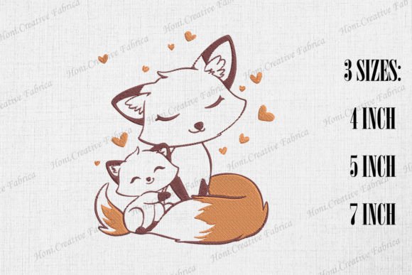 Cute Mama Fox Embroidery Review