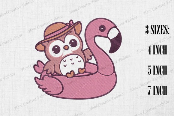 Cute Summertime Owl Embroidery Review