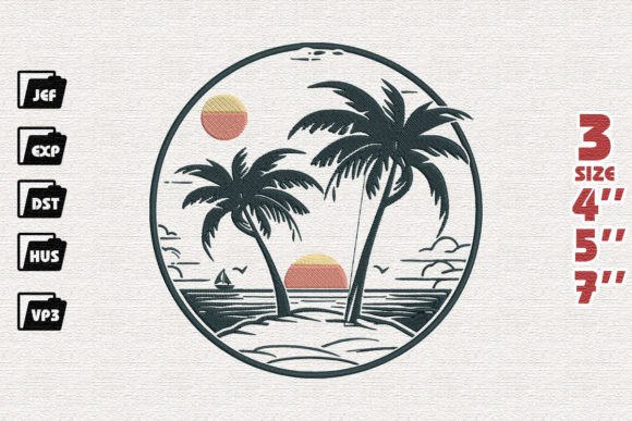 Summer Beach Embroidery Design Review