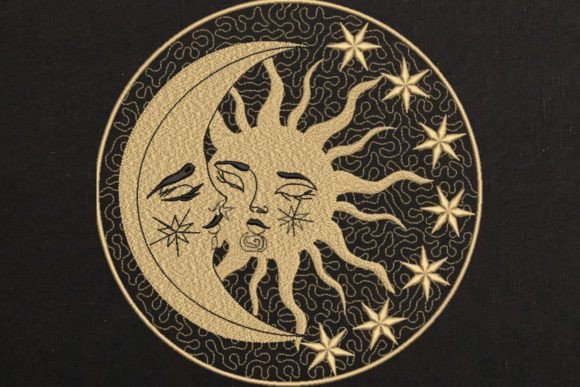 Sun and Moon Star Sky Embroidery Review